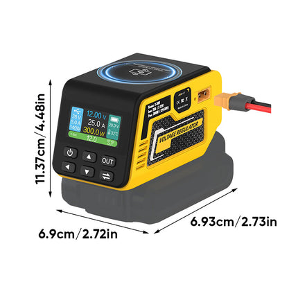 Adjustable Voltage Converter, DC Power Supply for DeWalt 20V Battery