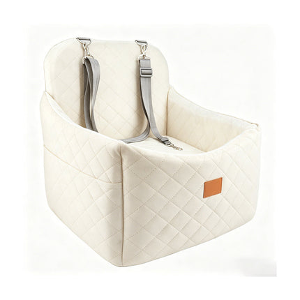 Dog Car Seats for Back Seat, Dog Travel Kennel with Side Zipper – image 5