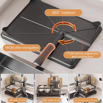 Dish Drying Rack, Large Dish Drainer for Kitchen Counter – image 11