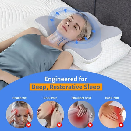 Side Sleeper Pillow for Neck Pain, Cervical Pillow – image 5