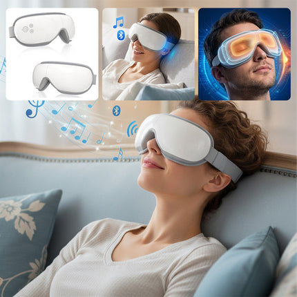 Heated Eye Massager with Bluetooth Music, Smart Eye Massager with Air Pressure and Vibration – image 12