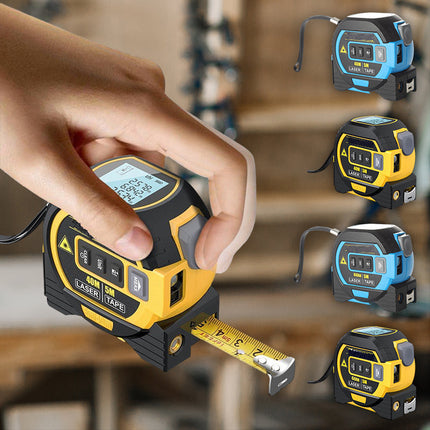 Laser Tape Measure 3 in 1, Laser Measuring Tool with Tape Measure and Cross Line Laser Level – image 11