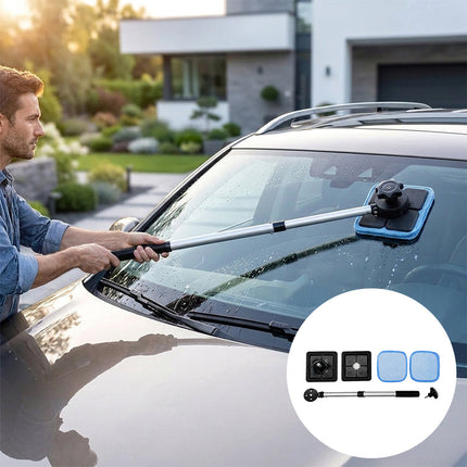 Inside Windshield Cleaner, Double Sided Magnetic Window Cleaner with Telescopic Handle – image 10