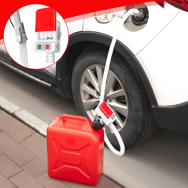 Portable Fuel Pump, Fuel Transfer Pump with Auto Shut Off and 3 Nozzles, Gas Siphon Pump for Gasoline and Diesel_01