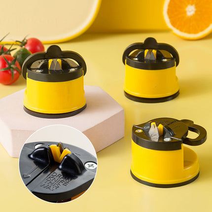 Knife Sharpeners with Suction Cup, Manual Kitchen Knife Sharpener – image 14