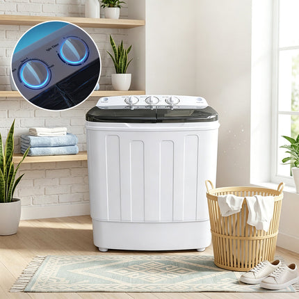 Portable Washer and Dryer Combo, Portable Washing Machine for Apartment and RV