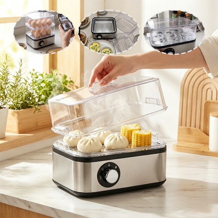 Electric Egg Cooker for Hard Boiled Eggs, Egg Boiler with Buzz Alert Timer – image 12