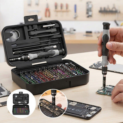 Precision Screwdriver Set 132 in 1, Magnetic Screwdriver Bit Set – image 4