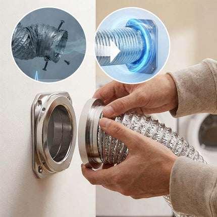 Magnetic Dryer Vent Connector Kit, Dryer Exhaust Hose with Clamps – image 14