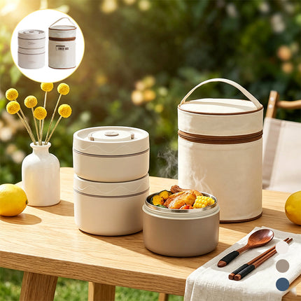 Bento Lunch Box, Insulated Lunch Box with Bag – image 5