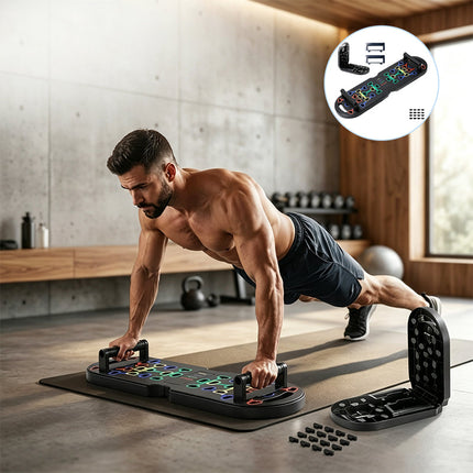Foldable Push Up Board Workout System, Compact Home Gym Accessories – image 11