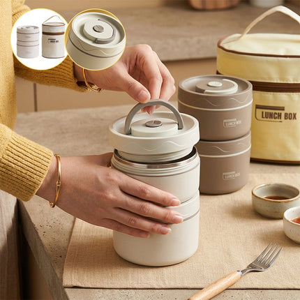 Bento Lunch Box, Stackable Lunch Container – image 7