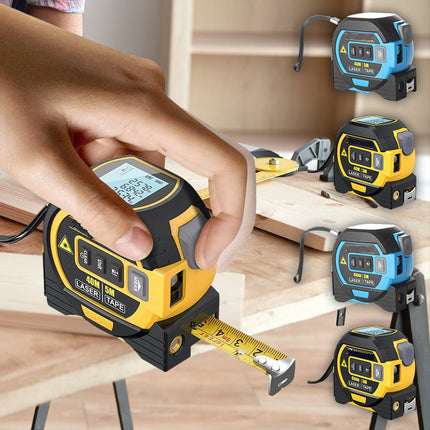 Laser Tape Measure 3 in 1, Laser Measuring Tool with Tape Measure and Cross Line Laser Level – image 10