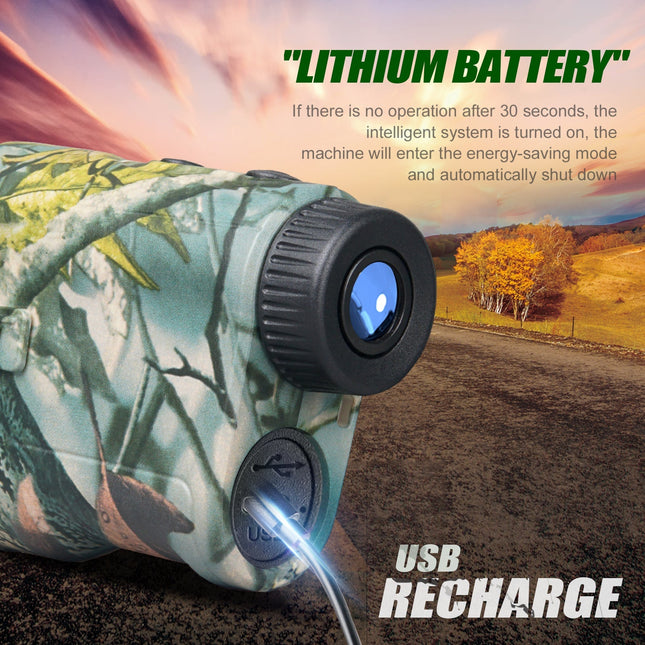 Golf Laser Rangefinder, Hunting Range Finder 1000 Yards with Speed and Height Mode