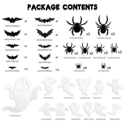 Outdoor Halloween Decor 104 Pcs, Indoor Halloween Decor with Wall Decor – image 8