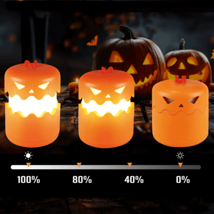Jack O Lantern Halloween Lantern, Collapsible Pumpkin Lantern for Halloween Party Decor – image 4