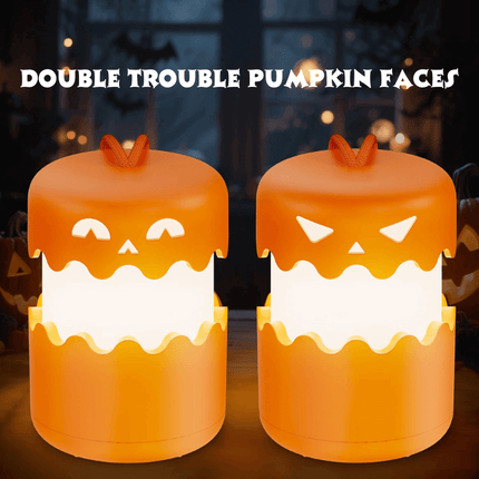 Jack O Lantern Halloween Lantern, Collapsible Pumpkin Lantern for Halloween Party Decor