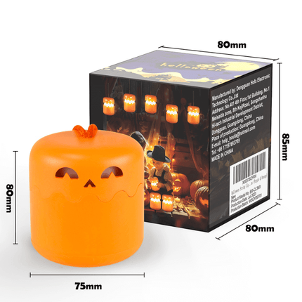 Jack O Lantern Halloween Lantern, Collapsible Pumpkin Lantern for Halloween Party Decor – image 8