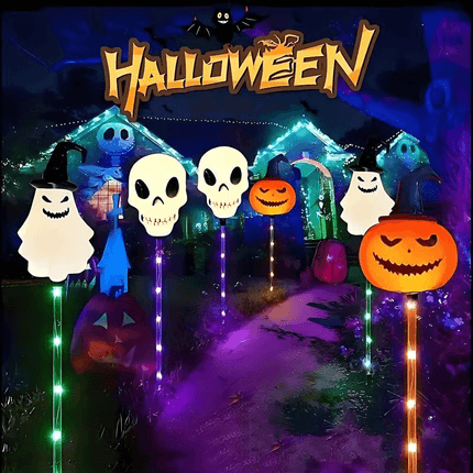 Outdoor Solar Lights for Halloween, Solar Yard Lights for Walkway
