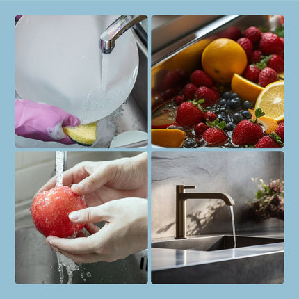 Kitchen Sink Strainer Stainless Steel, Sink Drain Stopper for US Sinks – image 8
