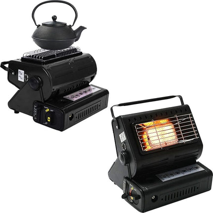 Propane Heater Portable, 2 in 1 Butane Camping Stove and Gas Heater, Outdoor Heater for Tent and Ice Fishing