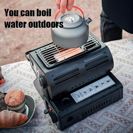 Propane Heater Portable, 2 in 1 Butane Camping Stove and Gas Heater