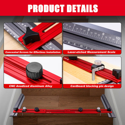 Contour Gauge, Angle Finder Tool and Stair Tread Template – image 8