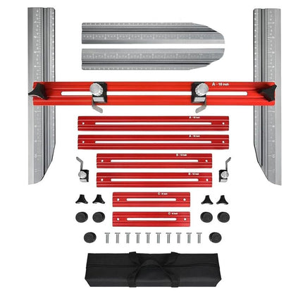 Contour Gauge, Angle Finder Tool and Stair Tread Template, Stair Gauge and Carpenter Tool for Woodworking