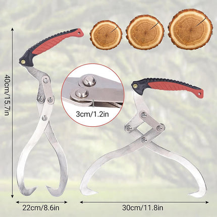 Log Tongs with Ergonomic Handle, Steel Log Lifter – image 8