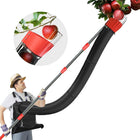 Fruit Picker Pole 13 ft, Telescoping Apple Picker Tool with Basket and Harvest Bag, Extension Pole for Tree Fruit