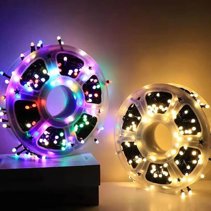 Outdoor String Lights Solar Powered, LED Solar Garden Lights for Patio and Fence – image 7