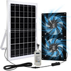 Solar Exhaust Fan for Shed and Greenhouse, Solar Ventilation Fan with 25W Panel, Solar Attic Fan for Chicken Coop