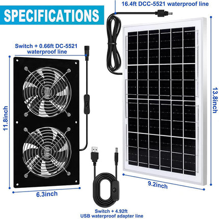 Solar Exhaust Fan for Shed and Greenhouse, Solar Exhaust Fan for Shed and Greenhouse – image 10