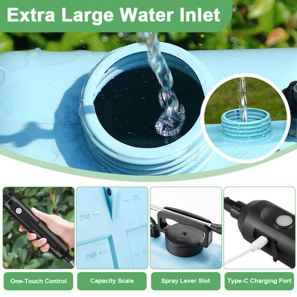 Electric Weed Sprayer for Lawn and Garden, 2 Gallon Pump Sprayer with Wand – image 7