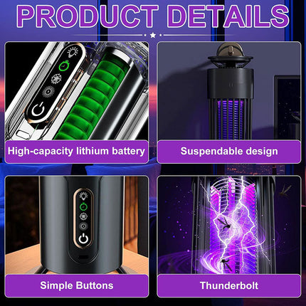 Mosquito Killer Lamp Indoor, 2 in 1 Bug Zapper and Night Light – image 5