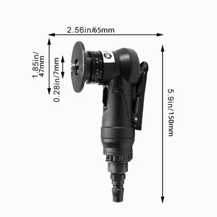 Deburring Tool Pneumatic Air Tools, 2 in 1 Mini Chamfering Tool with R and C Blades – image 12