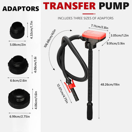 Electric Fuel Transfer Pump 12V, Oil Transfer Pump with Auto Stop – image 8