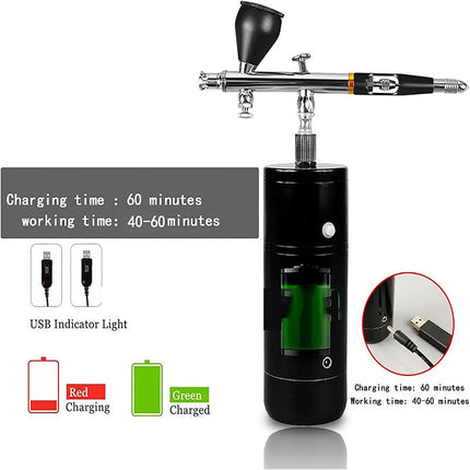 Airbrush Kit Cordless, Handheld Airbrush Compressor Kit for Models and Cakes – image 6