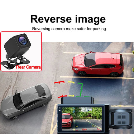 Dash Cam 3 Channel, HD Car Camera with Night Vision and G Sensor – image 5