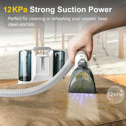 Carpet Cleaner Machine and Carpet Shampooer, Car Interior Cleaner for Seat