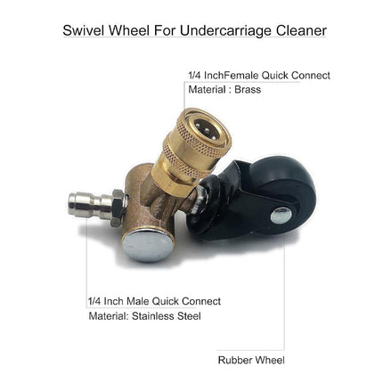 Car Undercarriage Cleaner, Undercarriage Pressure Washer Attachment – image 6