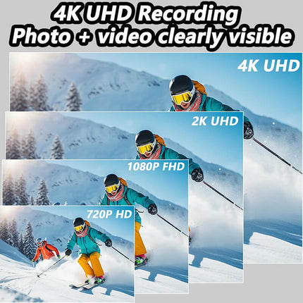 Underwater Vlogging Camera with Wifi, Waterproof Action Camera 4K – image 6