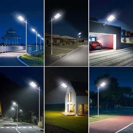 Outdoor Solar Lights with Remote, Motion Sensor Solar Flood Light for Yard