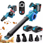 Cordless Leaf Blower with 2 Batteries, 600 CFM Electric Leaf Blower with Brushless Motor, Handheld Blower for Yard