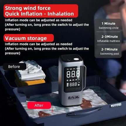 Portable Jump Starter with Air Compressor, Car Vacuum Cleaner – image 5