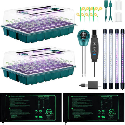 Seed Starter Kit with Humidity Dome, 80 Cell Seed Starting Tray – image 5