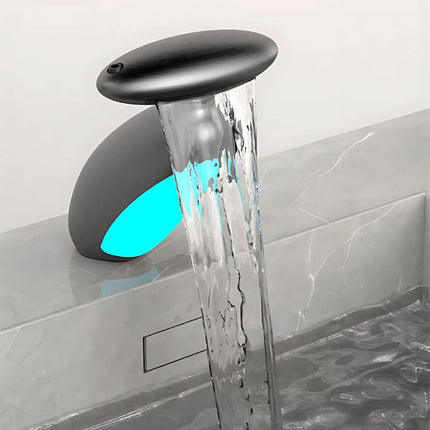 Bathroom Faucets with LED Light, Pull Out Kitchen Faucet with Sprayer