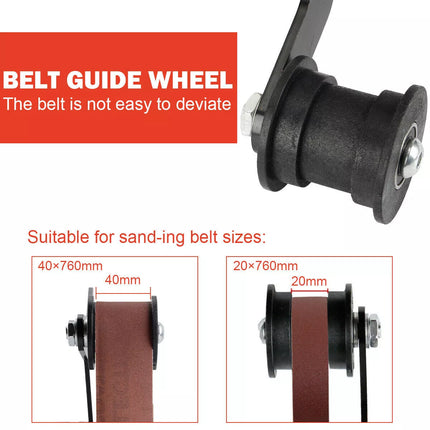 Belt Sander Attachment for Angle Grinder, Rust Removal Tool – image 7