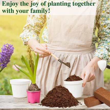 Coconut Coir Bricks for Plants, Coco Coir Brick Seed Starting Mix
