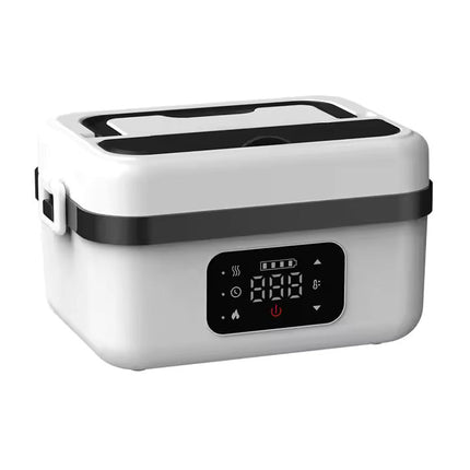 Heated Lunch Box for Adults, Cordless Electric Lunch Box with Food Warmer, Stainless Steel Portable Food Warmer for Work